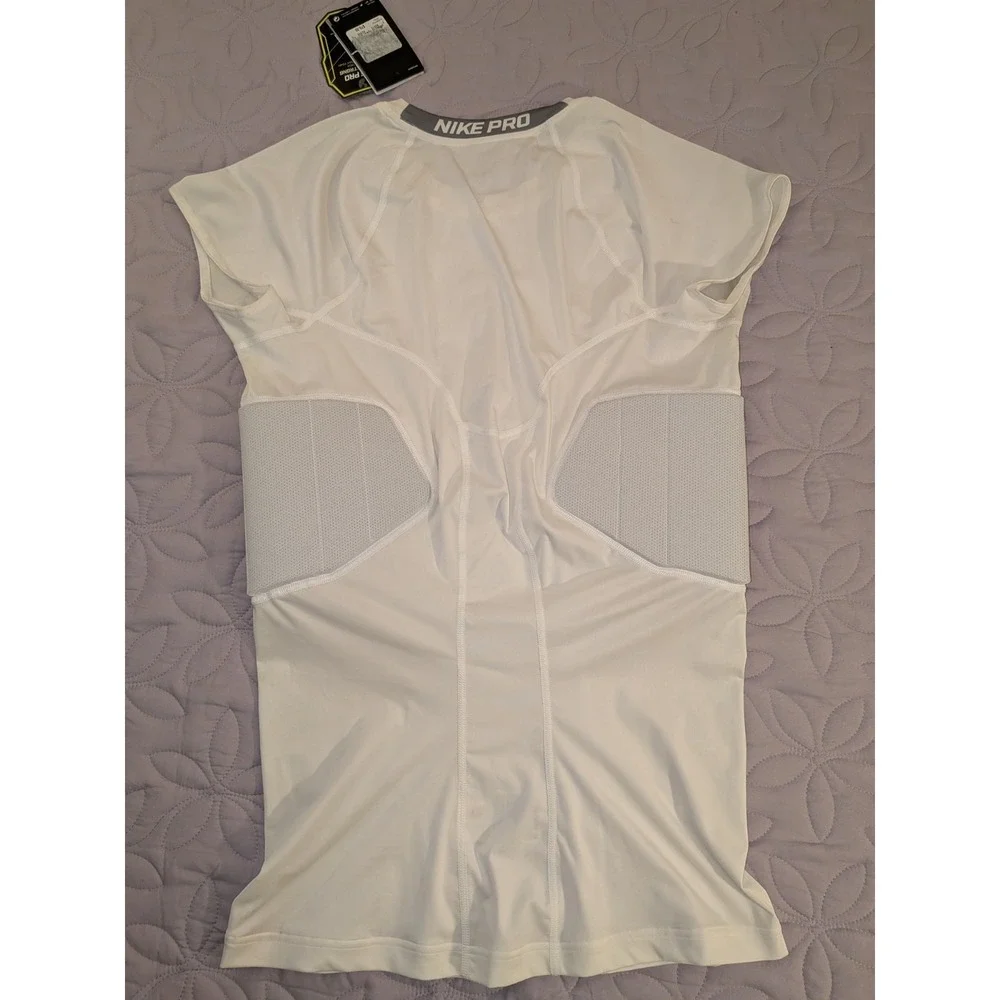 White Nike Pro Hyperstrong‎ XL